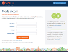 Tablet Screenshot of modasi.com